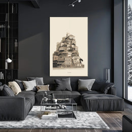 Hydra Architectural Serenity Poster