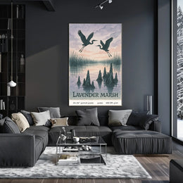 Lavender Marsh Poster
