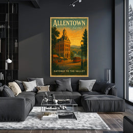 Allentown Gateway To The Valley Poster