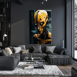 The Futuristic Sentinel Poster PosterGoat