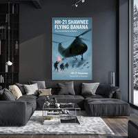 HH-21 Shawnee The Curved Savior of Korea Poster PosterGoat