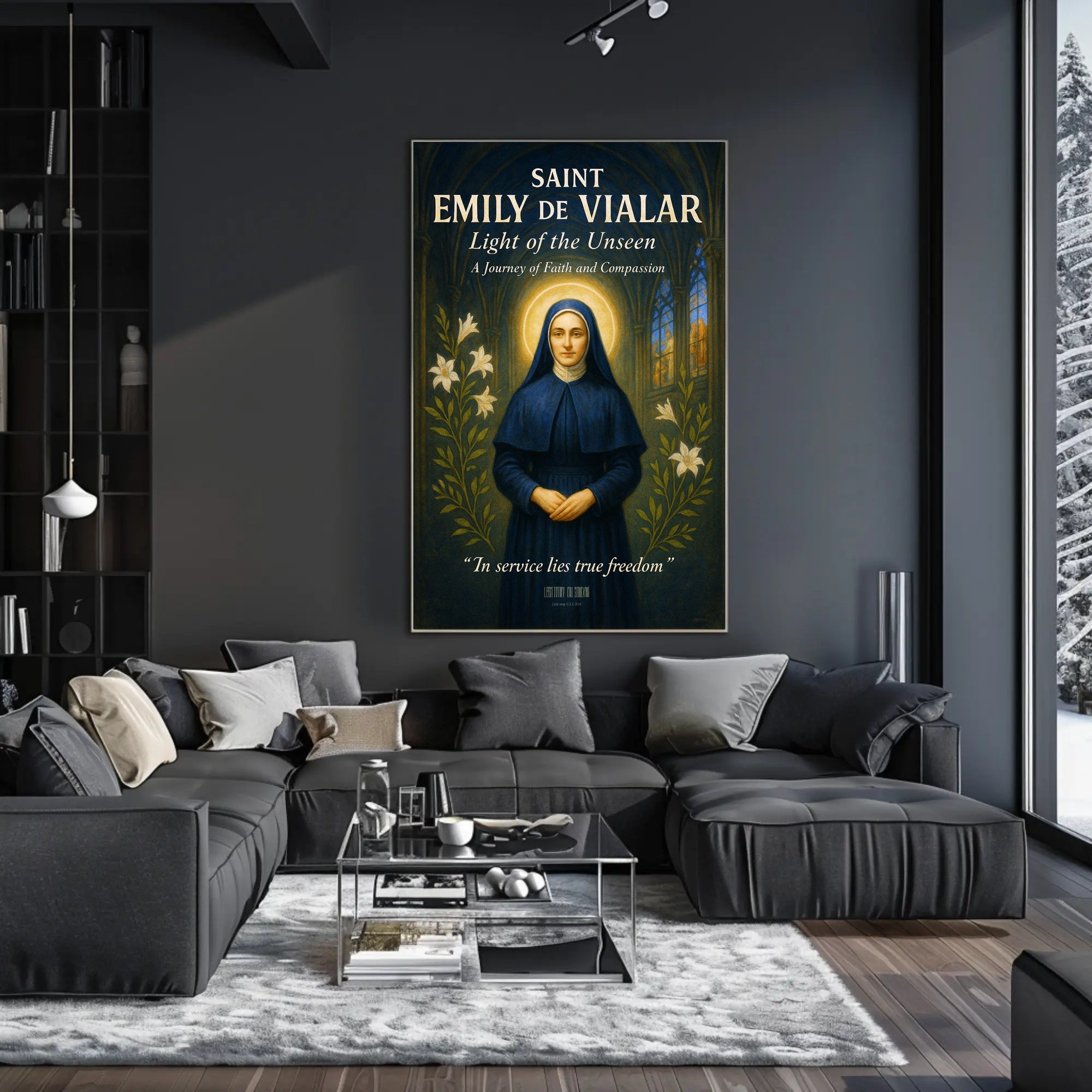 Saint Emily de Vialar Light of the Unseen Poster PosterGoat