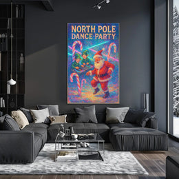 North Pole Dance Party Poster