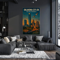 Oklahoma City The Big Friendly Poster