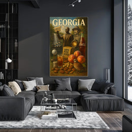 Georgia Heritage Montage Poster