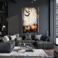 Halloween Vibe: Spooky Autumn Night Artistics Poster