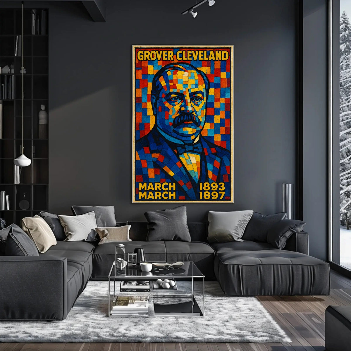 Grover Cleveland Presidential Tenure Poster