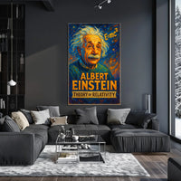 Albert Einstein Theory Of Relativity Poster