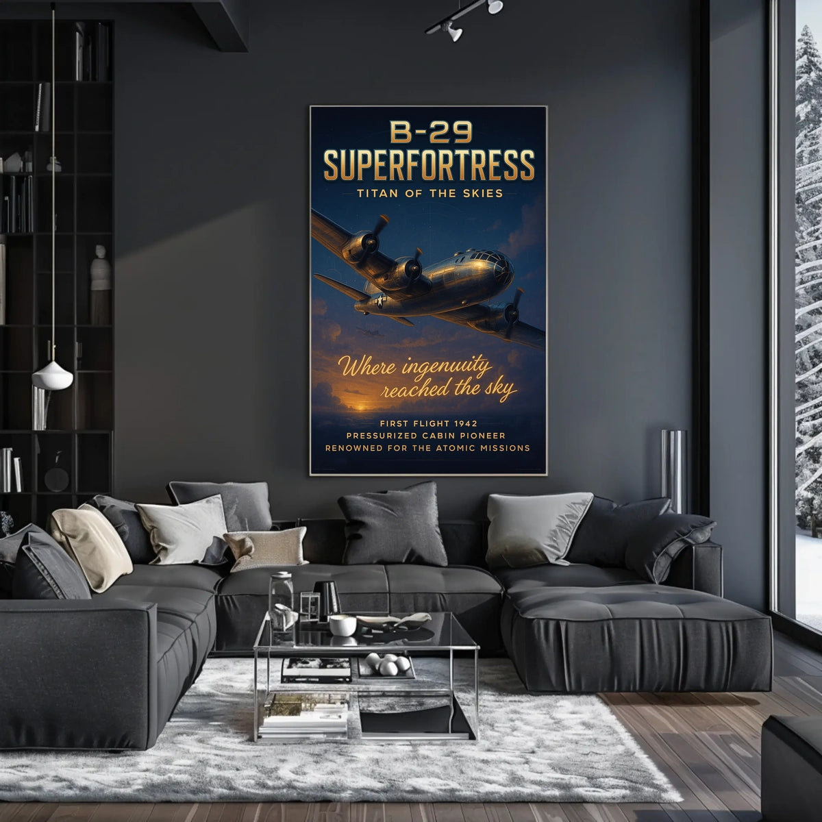 B-29 Superfortress Titan of the Skies Poster