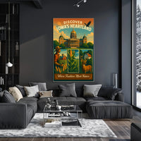 Discover IowaS Heartland Poster