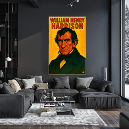 William Henry Harrison Scenic Wanderlust Poster