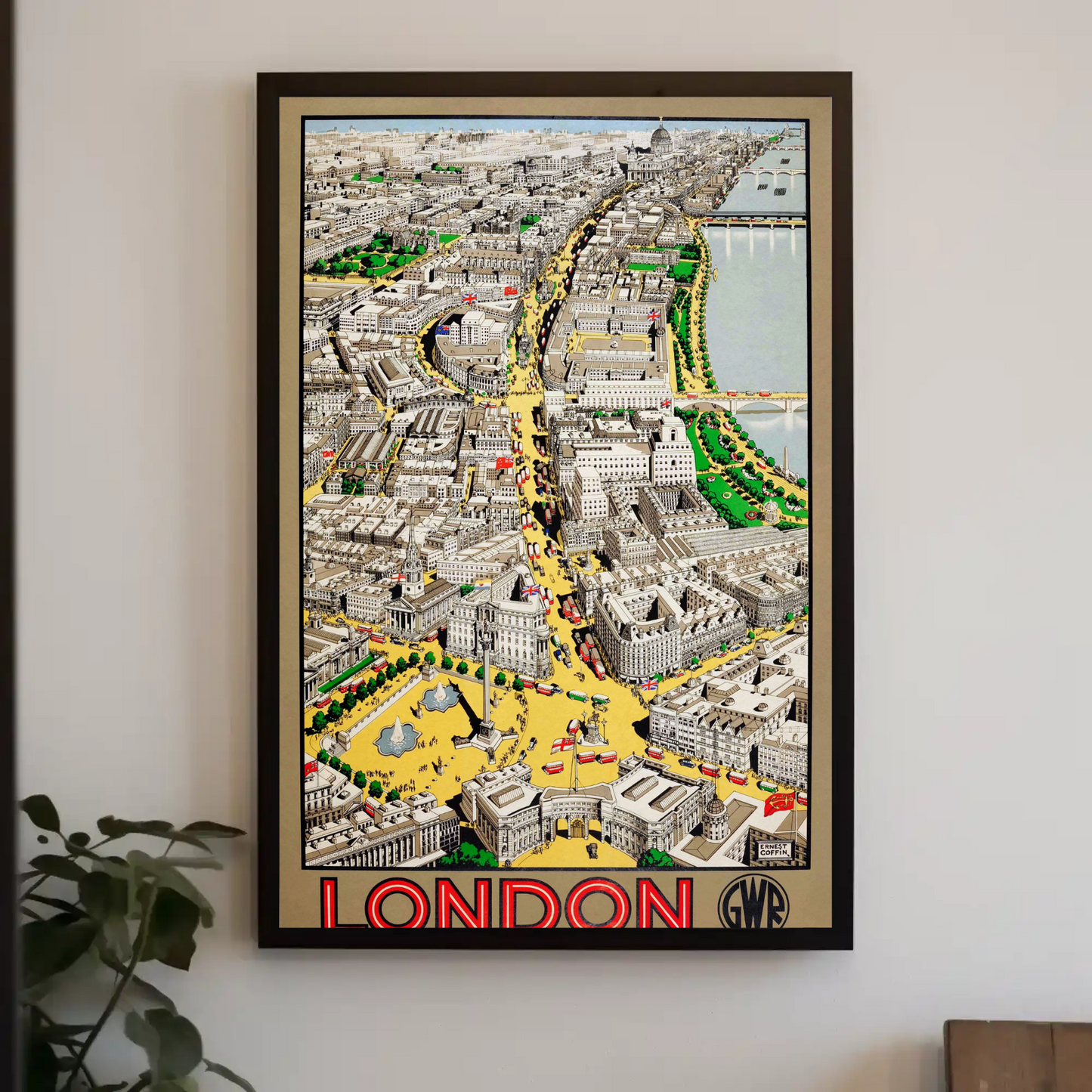 London Cityscape Travel Poster