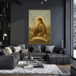 St. Germaine Cousin A Beacon of Humility Poster