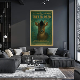 Guardians of the Forest The Tufted Deer Poster