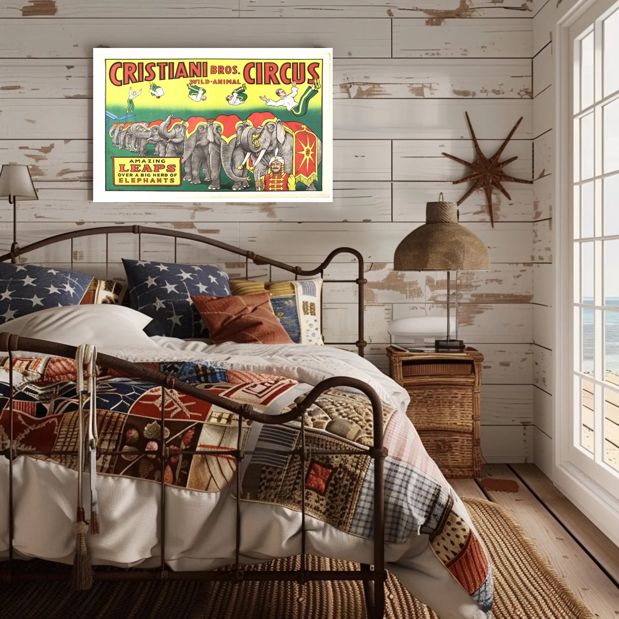 Cristiani Bros. Wild-Animal Circus Poster