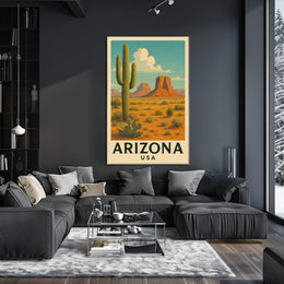 Arizona Desert Landscape Poster