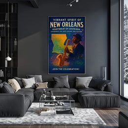 Vibrant Spirit of New Orleans Poster PosterGoat