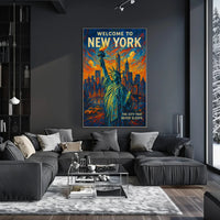 New York Cityscape Art Print - Urban or Cityscape Poster PosterGoat