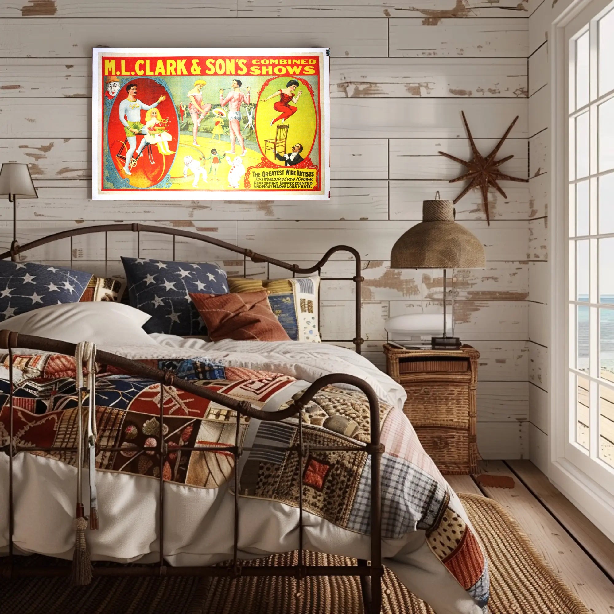 M.L. Clark & Son's Combined Shows Poster