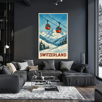 Switzerland Alpine Adventure Poster