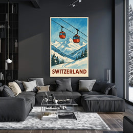 Switzerland Alpine Adventure Poster