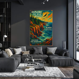 Explore the Wild Beauty of Acadia Poster
