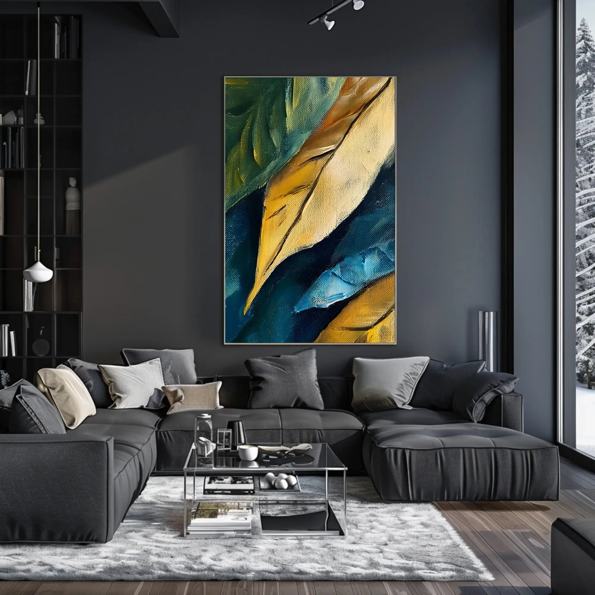 Abstract Colorful Canvas Poster Wall Art Print