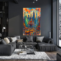 Vibrant Cityscape New York in Colors