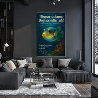 Discover The Charm Of Dogface Pufferfish Poster