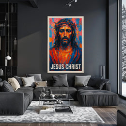 Jesus Christ Artistic Portrait Poster