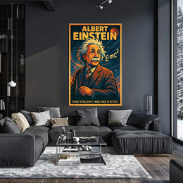 Albert Einstein Theory Of Relativity Poster
