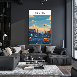 Berlin Cityscape Poster