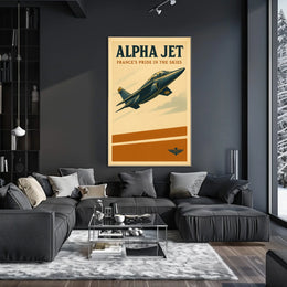 Alpha Jet Frances Pride in the Skies Poster
