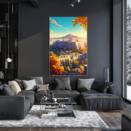 Autumn In Athens Poster