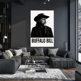 Buffalo Bill Historic American Old West Heritage Poster