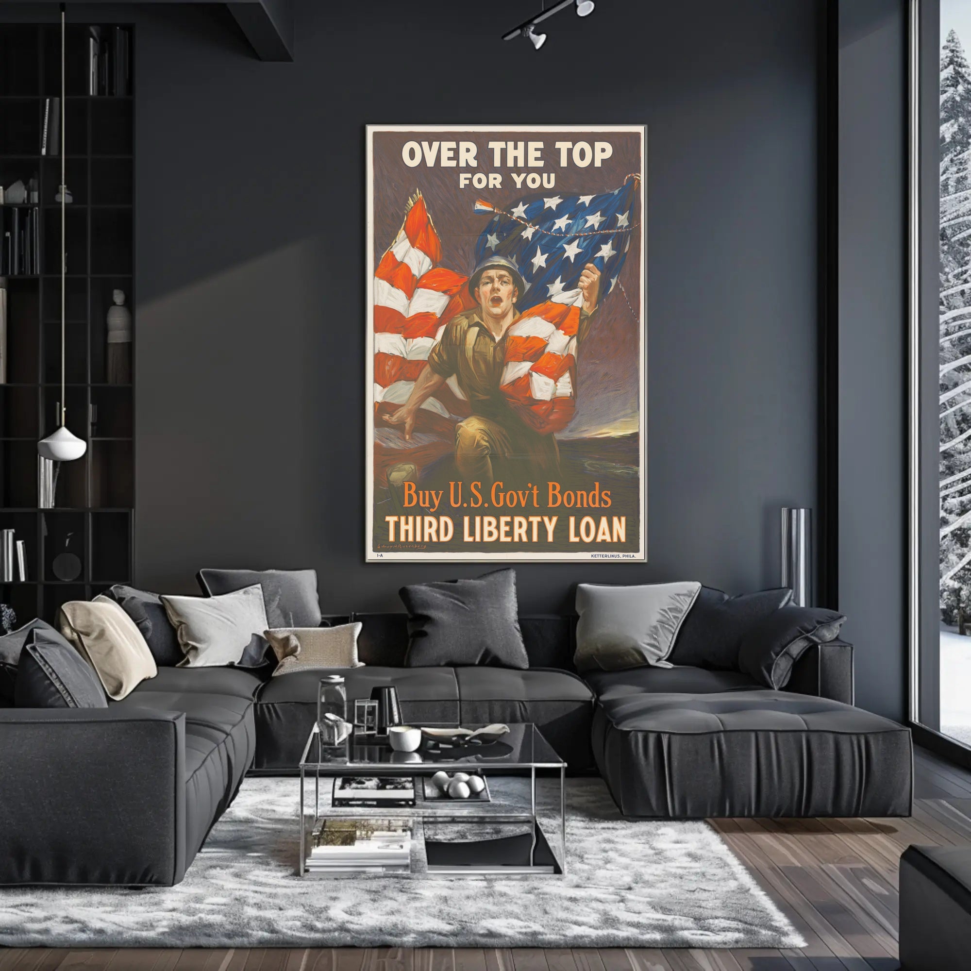 Third Liberty Loan Propaganda Poster for Patriotic Support