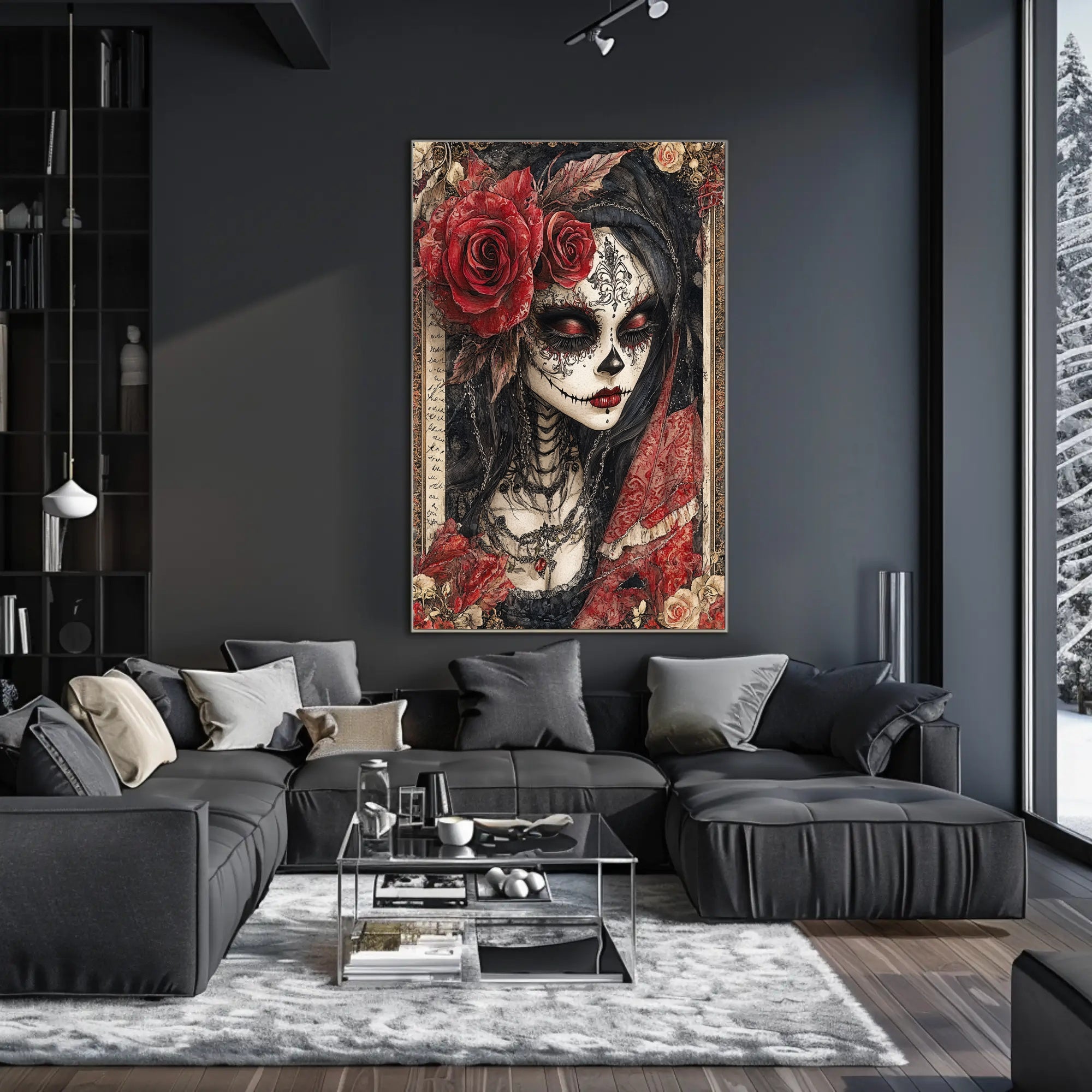 Day Of The Dead Elegance Poster