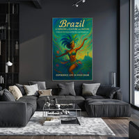 Brazil A Tapestry Of Culture And Poster