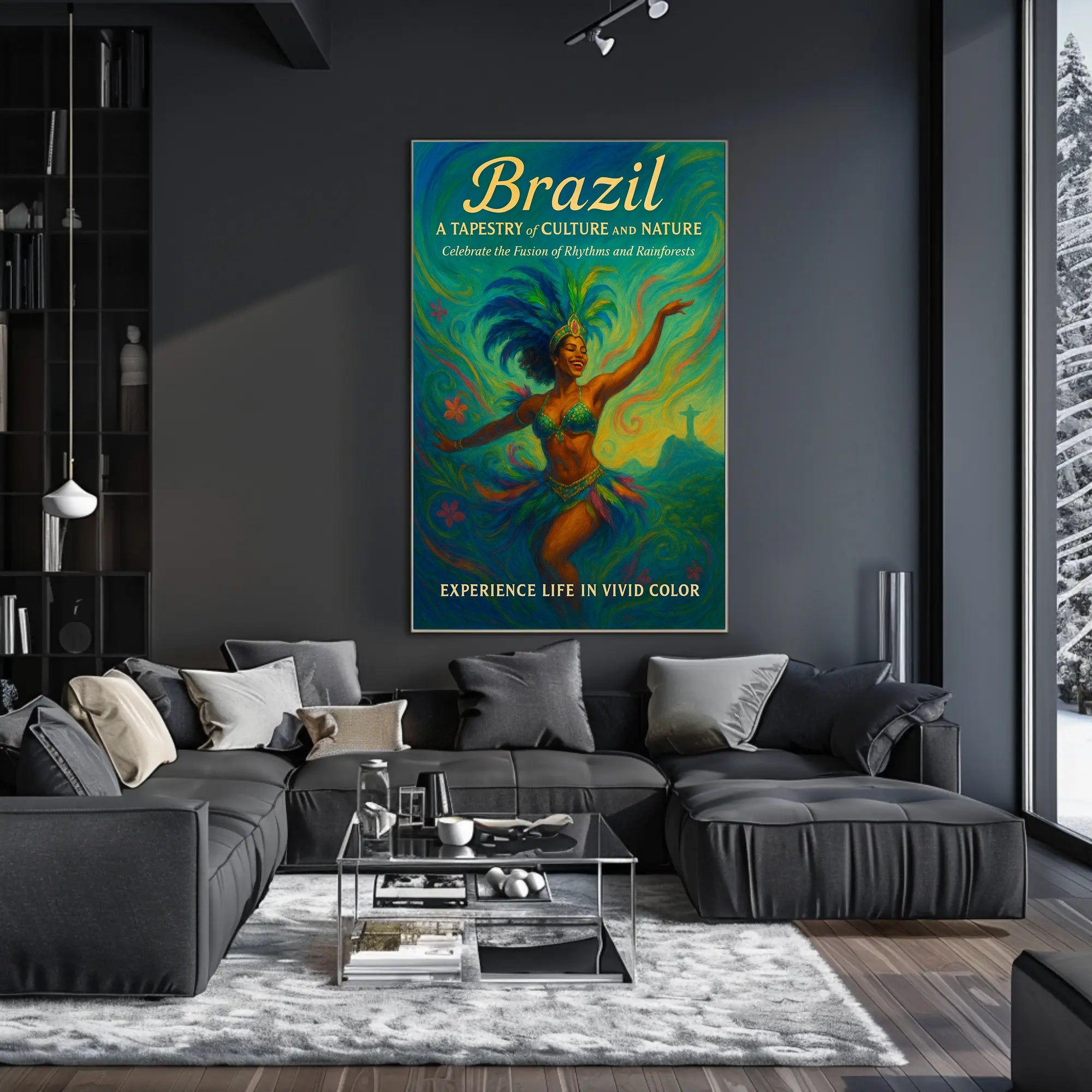 Brazil A Tapestry Of Culture And Poster
