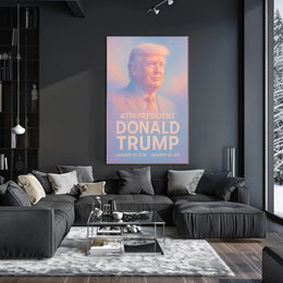 American Spirit Visionary Trump Surrealism Poster