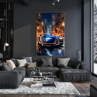 Night Drive in the City Poster PosterGoat