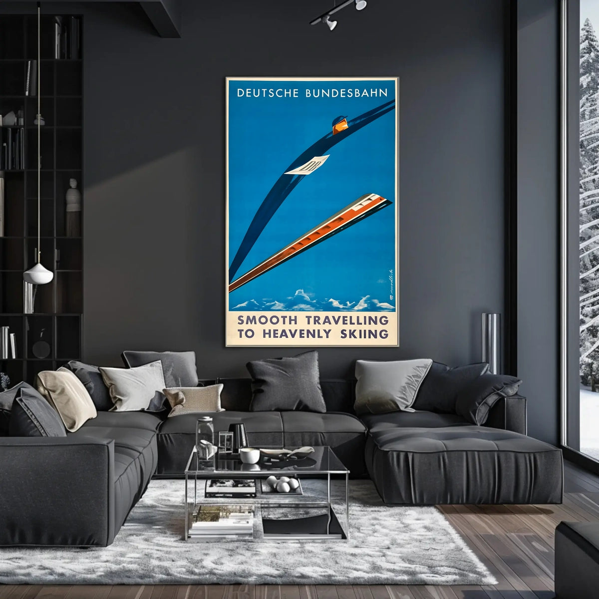 Deutsche Bundesbahn Smooth Travelling Poster