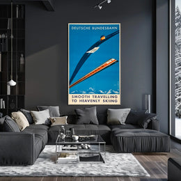 Deutsche Bundesbahn Smooth Travelling Poster