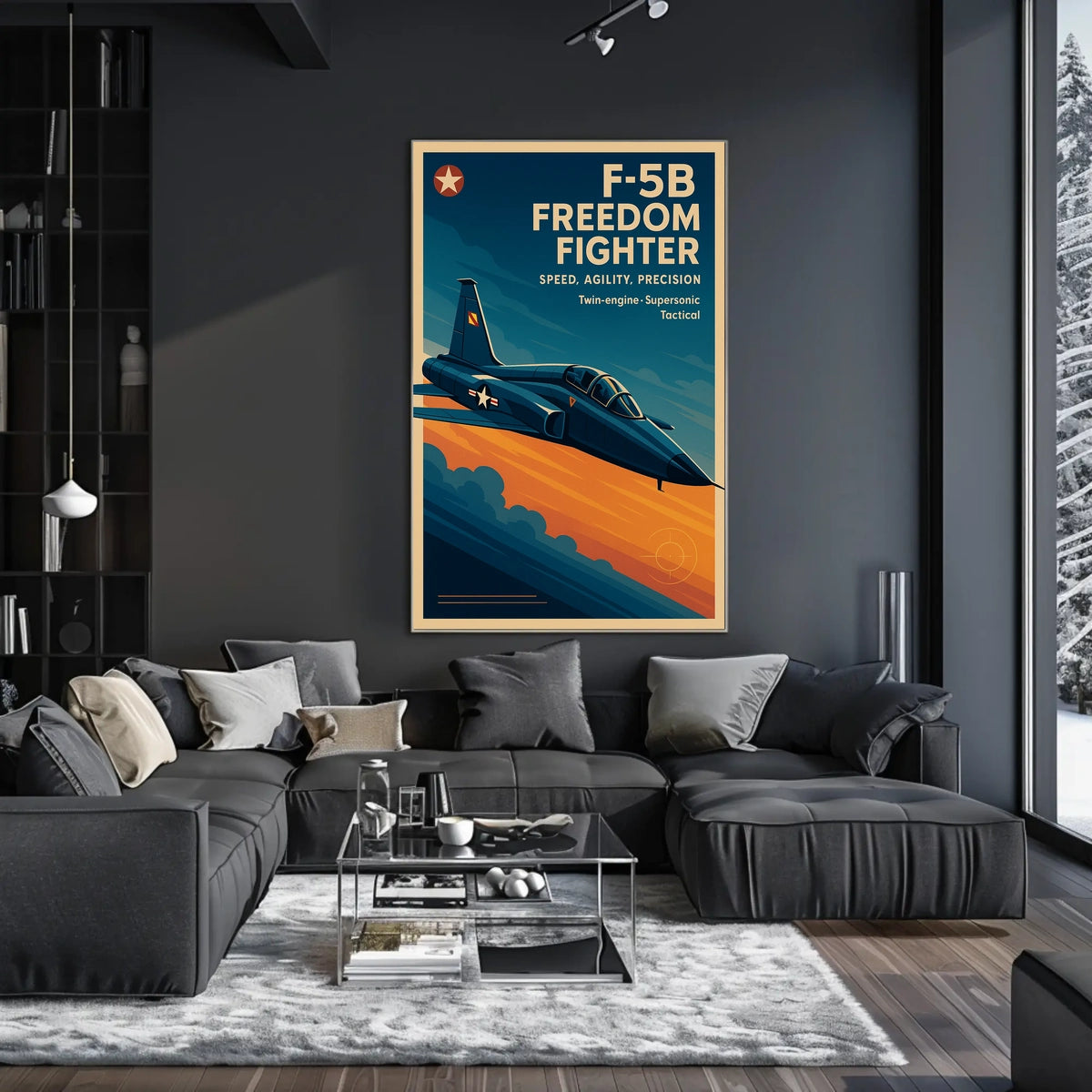 F-5B Freedom Fighter Poster