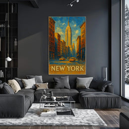 New York Cityscape Poster