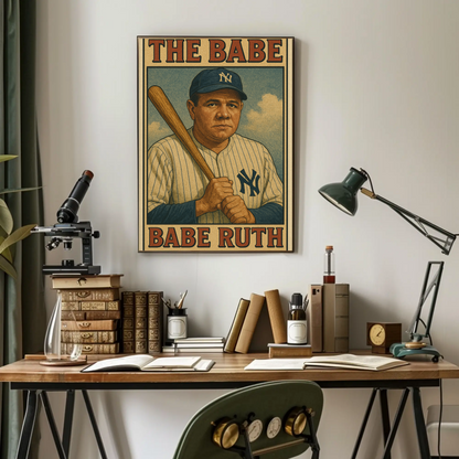 The Babe Ruth Poster 2 Vintage Poster