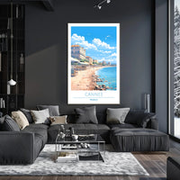 Coastal Charm of Cannes Poster