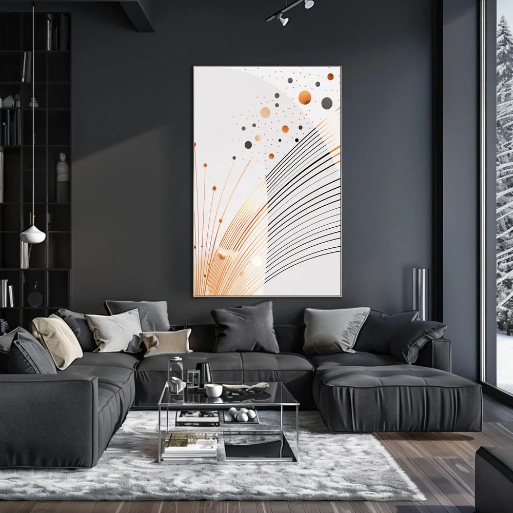 Futuristic Cityscape Sci-Fi Art Poster