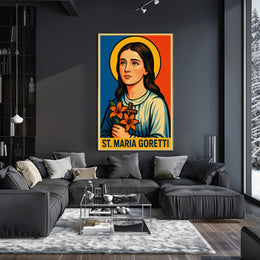St. Maria Goretti Poster