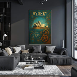 Sydney, Australia Where the Land Meets the Sea Poster